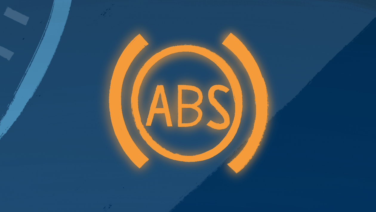 Anti-lock braking system light.