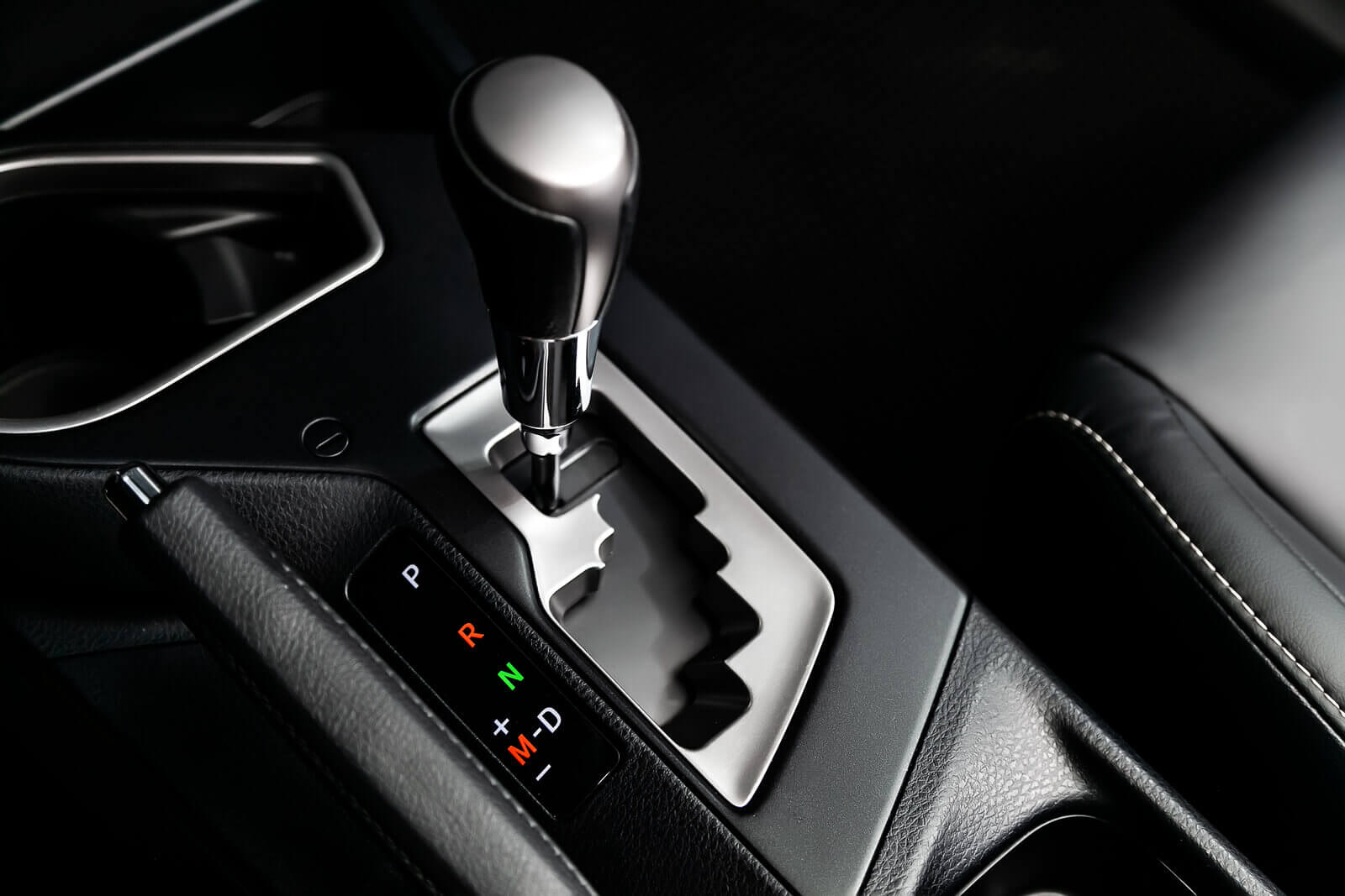 An image of a semi-automatic gearstick.
